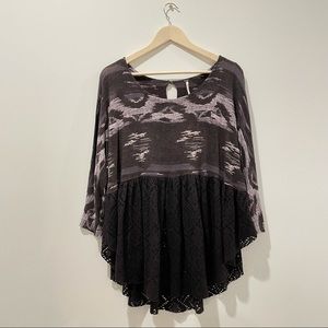 Free People sz. small oversized top